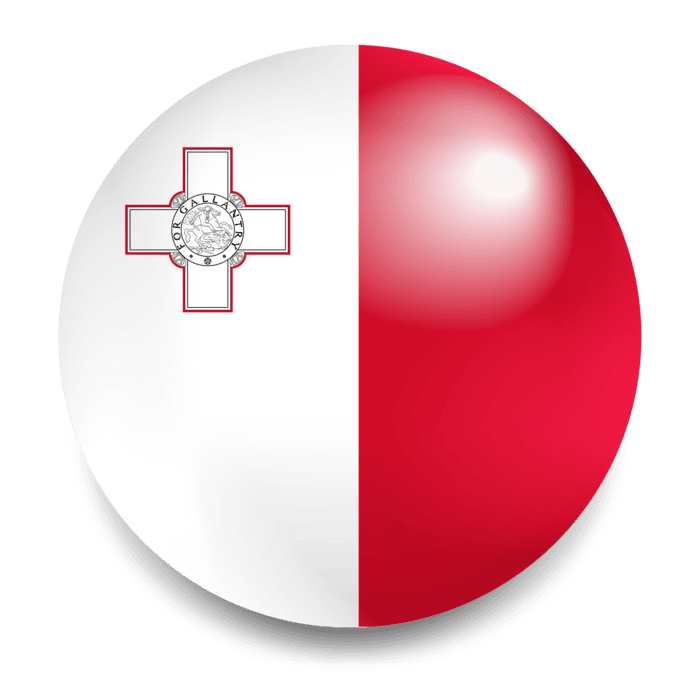 Malta flag round icon maltese flag circle free png